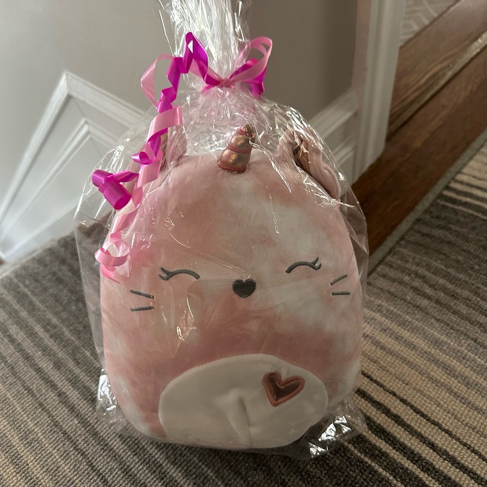 Brand New Squishmallow…wrapped and ready to gift to that special person !!